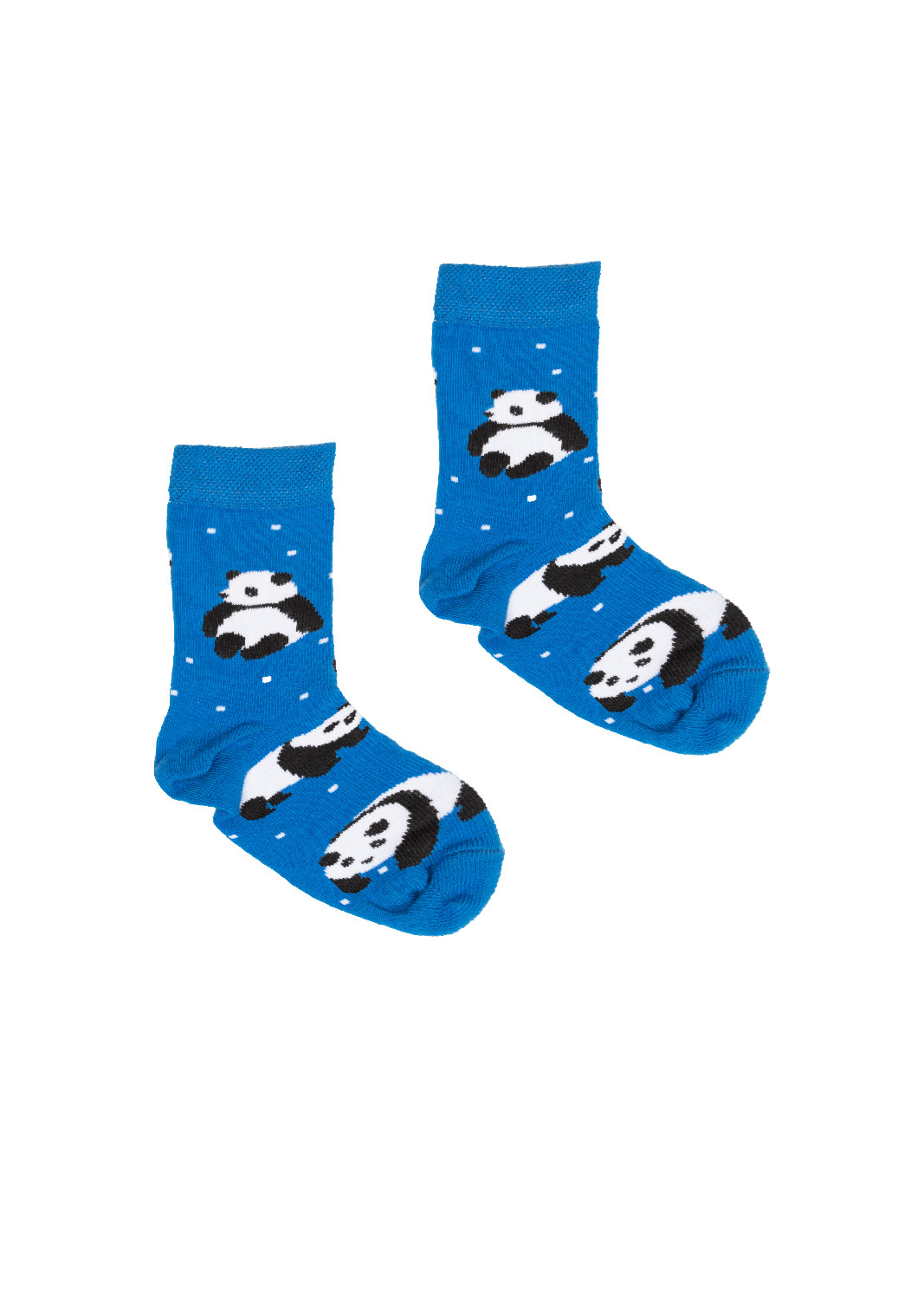 Kabak Socks Kids Panda Blue